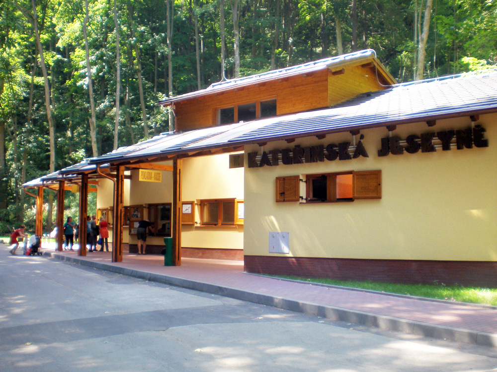 Kateřinská jeskyně - pokladna