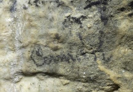 Kateřinská jeskyně - podpis Čermáka