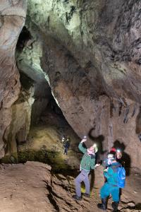 Sčítání netopýrů v jeskyních Kateřinské a Punkevních, únor 2025