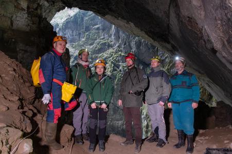 Sčítání netopýrů v jeskyních Kateřinské a Punkevních, únor 2025