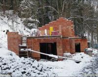 stavba nové provozní budovy Kateřinské jeskyně